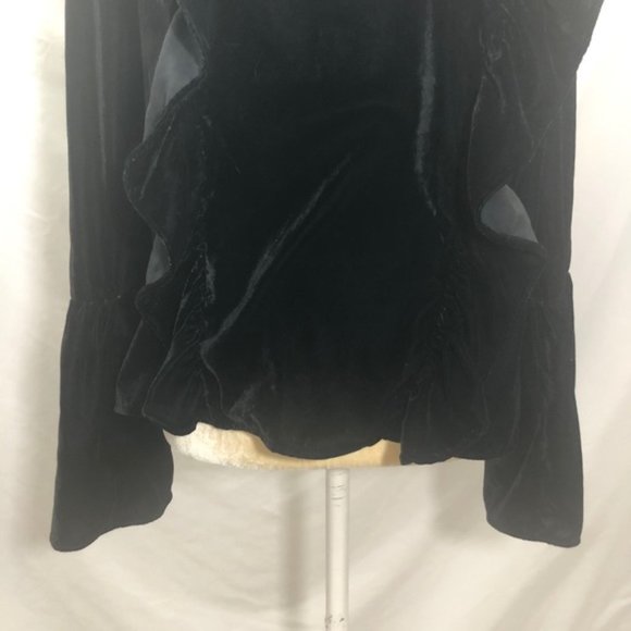 Amaryllis Anthropologie Boho Retro Blouse Top Sz S - Picture 4 of 4